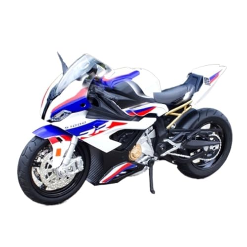 XUFQRAN Modelle im Maßstab Maßstab 1:12 Für BMW S1000 Motorrad-Modellbausatz, Weiß, Statisch, Druckguss, Sammlung, Ornamente Sammlerstücke von XUFQRAN