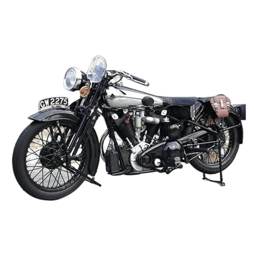 XUFQRAN Modelle im Maßstab Maßstab 1:12 Für Brough Superior SS 100 Motorrad-Modellbausatz, Statische Druckguss-Kollektion, Ornamente Sammlerstücke XUFQRAN Modelle im Maßstab Maßstab 1:12 Für Brough Superior SS 100 Motorrad-Modellbausatz, Statische Druckguss-Kollektion, Ornamente Sammlerstücke von XUFQRAN