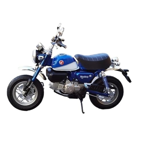 XUFQRAN Modelle im Maßstab Maßstab 1:12 Für Classic Monkey 125 Motorrad-Modellbausatz, Blau, Statische Druckguss-Kollektion, Ornamente Sammlerstücke XUFQRAN Modelle im Maßstab Maßstab 1:12 Für Classic Monkey 125 Motorrad-Modellbausatz, Blau, Statische Druckguss-Kollektion, Ornamente Sammlerstücke von XUFQRAN