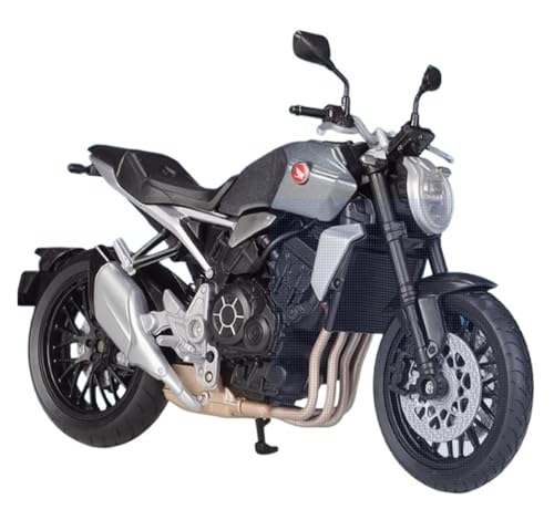 XUFQRAN Modelle im Maßstab Maßstab 1:12 Für Honda CB1000R Schweres Motorrad Grau Simulation Legierung Fertigmodell Spielzeug Sammlerstücke von XUFQRAN