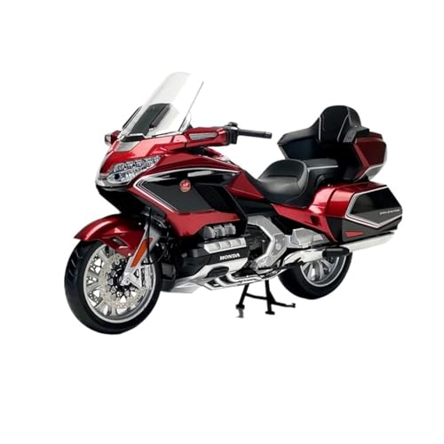 XUFQRAN Modelle im Maßstab Maßstab 1:12 Für Honda Gold Wing GL1800 Rot Statische Legierung Motorrad Modell Sammlung Geschenk Sammlerstücke von XUFQRAN
