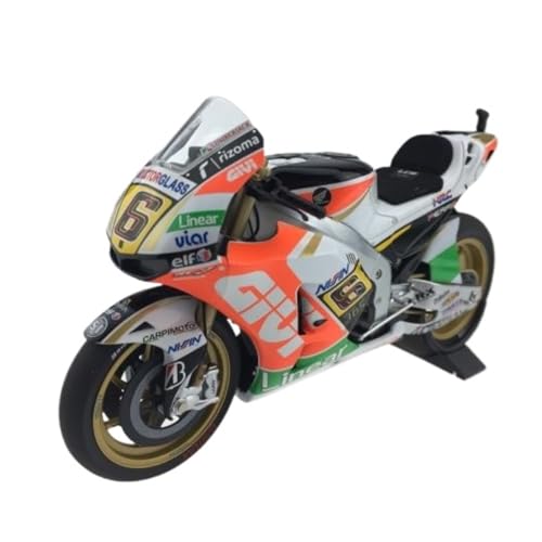 XUFQRAN Modelle im Maßstab Maßstab 1:12 Für Honda RC213V 2013 Nr. 6 Motorrad-Modellbausatz, Statisches Fertigprodukt, Sammlung, Ornamente Sammlerstücke von XUFQRAN