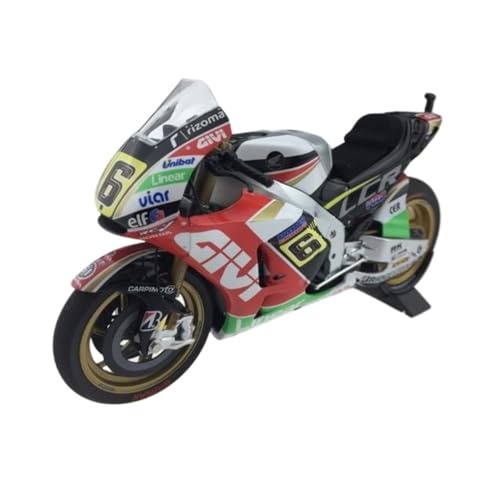 XUFQRAN Modelle im Maßstab Maßstab 1:12 Für Honda RC213V Nr. 6 Motorrad-Modellbausatz, Statisches Fertigprodukt, Kollektion, Dekorationsartikel Sammlerstücke von XUFQRAN