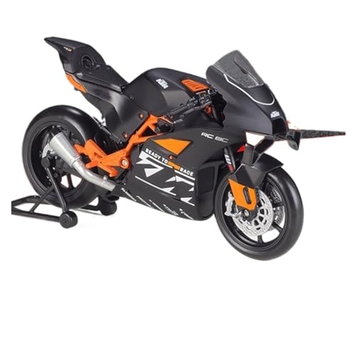 XUFQRAN Modelle im Maßstab Maßstab 1:12 Für KTM RC 8C Mattschwarze Statische Simulationslegierung Motorradmodellsammlung Sammlerstücke von XUFQRAN