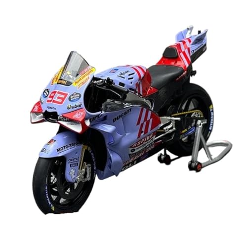 XUFQRAN Modelle im Maßstab Maßstab 1:12 Für Prima Pramac Racing Motorrad-Modellbausatz Nr. 93, Statische Sammlung, Ornamente Sammlerstücke von XUFQRAN