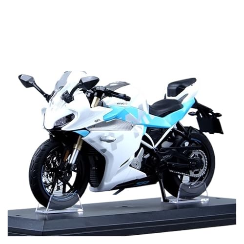 XUFQRAN Modelle im Maßstab Maßstab 1:12 Für Springer 250SR Motorrad-Modellbausatz, Weiß, Statisch, Druckguss, Sammlung, Ornament Sammlerstücke von XUFQRAN
