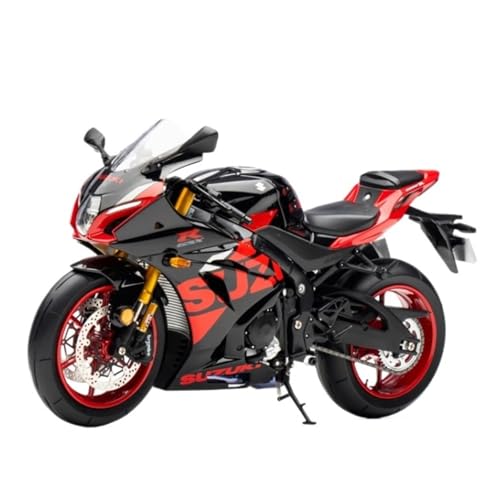 XUFQRAN Modelle im Maßstab Maßstab 1:12 Für Suzuki R1000 Motorrad-Modellbausatz, Schwarz-rote Beschichtung, Statische Fertigproduktkollektion Sammlerstücke von XUFQRAN