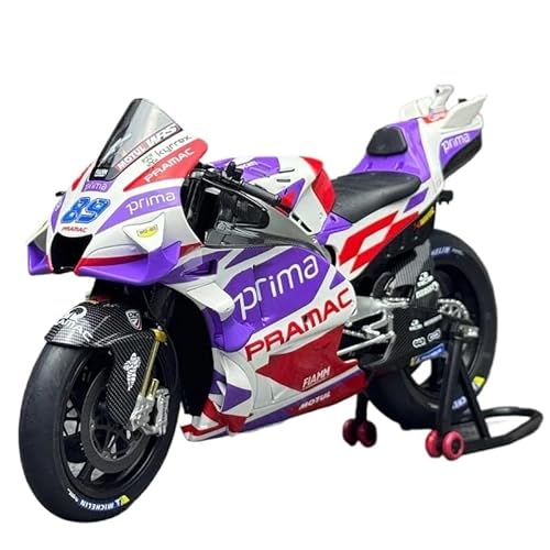 XUFQRAN Modelle im Maßstab Maßstab 1:12 für Pramac Racing Motorrad-Modellbausatz Nr. 89, statische Sammlung, Ornamente Sammlerstücke von XUFQRAN