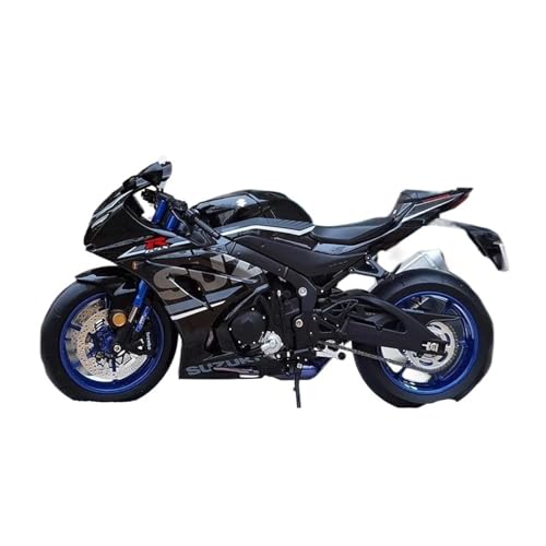 XUFQRAN Modelle im Maßstab Maßstab 1:12 für Suzuki GSX-R1000 Motorrad-Modellbausatz, Schwarze statische Sammlung, Ornamente Sammlerstücke von XUFQRAN