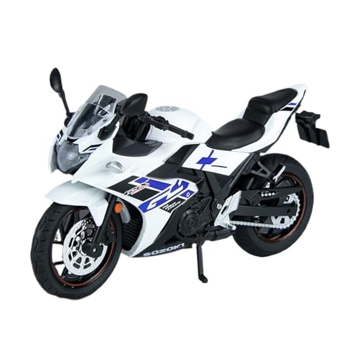 XUFQRAN Modelle im Maßstab Maßstab 1:12 für Suzuki Gsx250r Weiß Statische Legierung Motorrad Modell Sammlung Geschenk Sammlerstücke von XUFQRAN