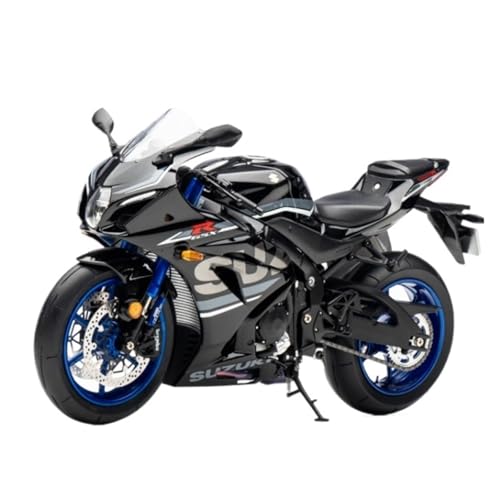 XUFQRAN Modelle im Maßstab Maßstab 1:12 für Suzuki R1000 Motorrad-Modellbausatz, Schwarze Beschichtung, statische Fertigproduktsammlung Sammlerstücke von XUFQRAN