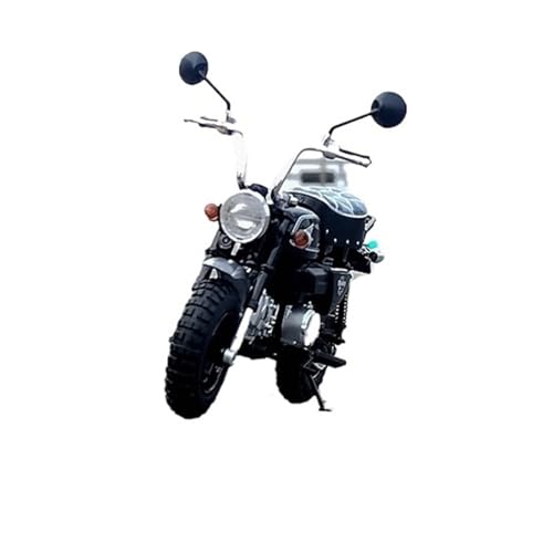 XUFQRAN Modelle im Maßstab Maßstab 1:24 Für Honda Monkey Z50 Schwarz Statisches Legierungsmotorradmodell Sammlungsgeschenk Sammlerstücke von XUFQRAN