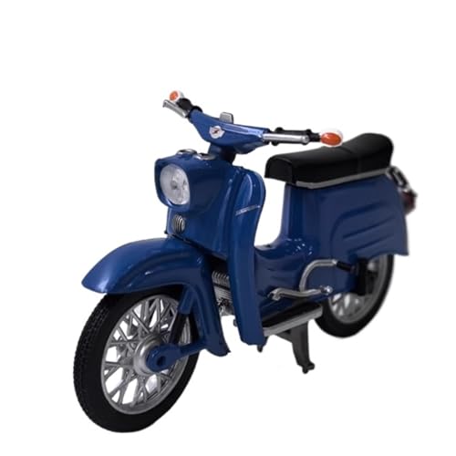 XUFQRAN Modelle im Maßstab Maßstab 1:24 Für Schwalbe Simson Blau Statische Legierung Motorrad Modell Sammlung Geschenk Sammlerstücke von XUFQRAN