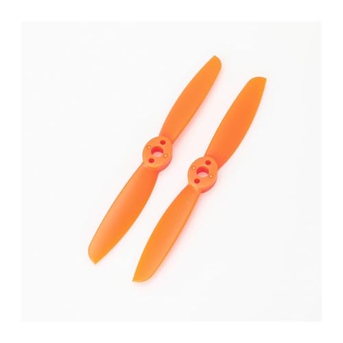 1 Paar 4045 4 Zoll 4X4.5 Propeller CW CCW 1104 1106 1306 1407 1406 Bürstenloser Motor Prop for Mini RC FPV Racing Drone Quadcopter(Orange 1 Pair) von XUKQCVYC