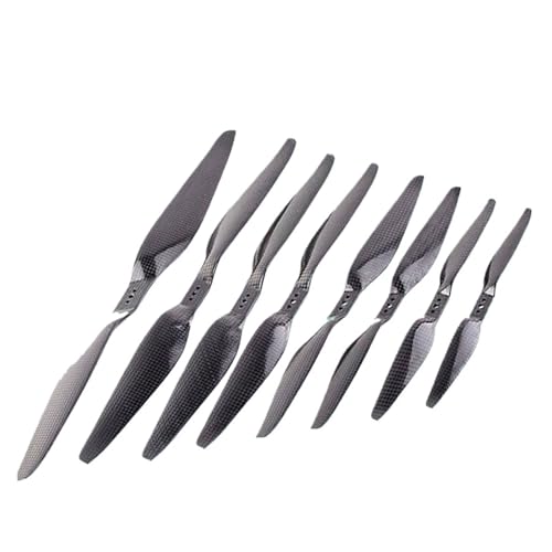 2 Paar Carbon Fiber Propellerblätter 1255,1355,1455,1555,1055,1155, 3K for Quadcopter RC Teile(1255 Propeller) von XUKQCVYC