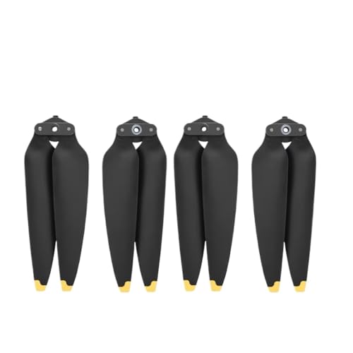 8747F Ersatz-Propellerblätter Mit Schnellverschluss, Flügellüfter, Geräuscharm, Kompatibel Mit DJI Air 3 Air 3S Quadcopter-Drohnen, Ersatzzubehör(2Pairs Gold) von XUKQCVYC