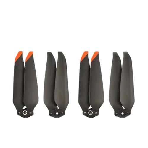 8747F Ersatz-Propellerblätter Mit Schnellverschluss, Flügellüfter, Geräuscharm, Kompatibel Mit DJI Air 3 Air 3S Quadcopter-Drohnen, Ersatzzubehör(2Pairs Orange B) von XUKQCVYC
