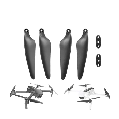 A/B Propeller Set Klinge Faltbare Propeller Requisiten Kompatibel for Hubsan Drone(Black) von XUKQCVYC