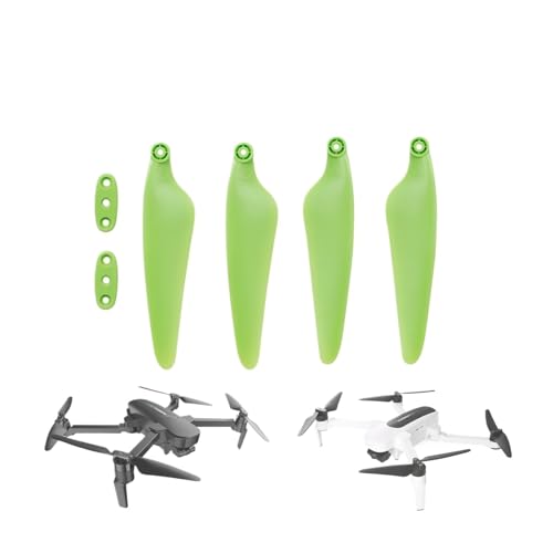 A/B Propeller Set Klinge Faltbare Propeller Requisiten Kompatibel for Hubsan Drone(Green) von XUKQCVYC