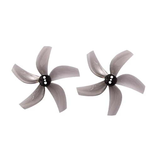 GEMFAN D63-5 2,5 Zoll 5-Blatt-PC-Propeller 1,5 Mm 95XV3-Propellerblatt for RC FPV Racing 2,5 Zoll Cinewhoop-Drohnen 4 Paar/8 PCS(Gray) von XUKQCVYC
