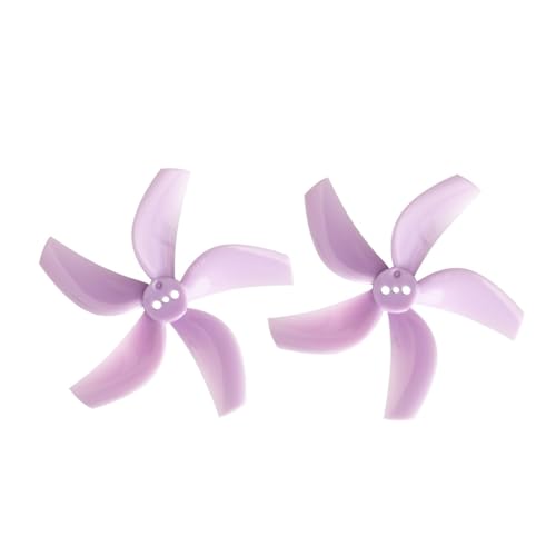 GEMFAN D63-5 2,5 Zoll 5-Blatt-PC-Propeller 1,5 Mm 95XV3-Propellerblatt for RC FPV Racing 2,5 Zoll Cinewhoop-Drohnen 4 Paar/8 PCS(Purple) von XUKQCVYC