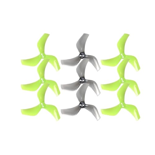 Gemfan D75S Kanalpropeller, 75 Mm, 3-Blatt, CW CCW, PC-Propeller, T-Mount, 1,5 Mm Loch, for FPV Freestyle 3 Zoll Cinewhoop-Kanaldrohne(8Pairs Mix Color) von XUKQCVYC