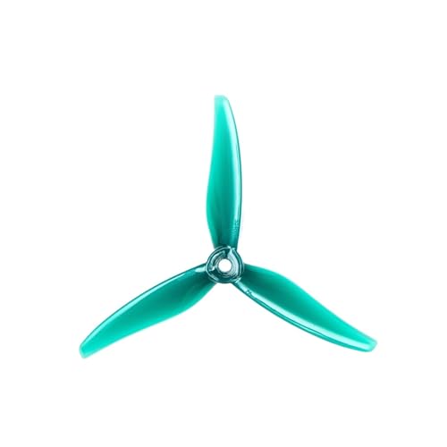 Kompatibel Mit 4 Paar GEMFAN 51466 MCK 5 Zoll 3-Blatt Racing Freestype Propeller FPV(4Pairs Jade Green) von XUKQCVYC