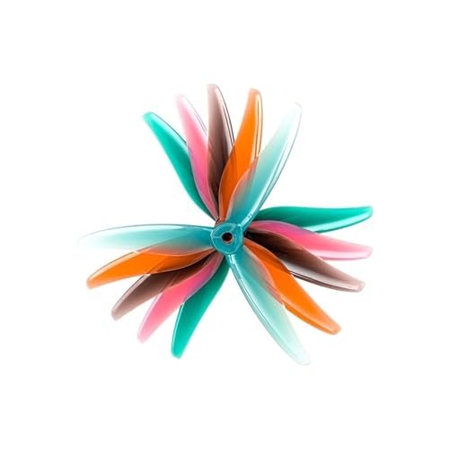 Kompatibel Mit 4 Paar GEMFAN 51466 MCK 5 Zoll 3-Blatt Racing Freestype Propeller FPV(4Pairs Yellow) von XUKQCVYC