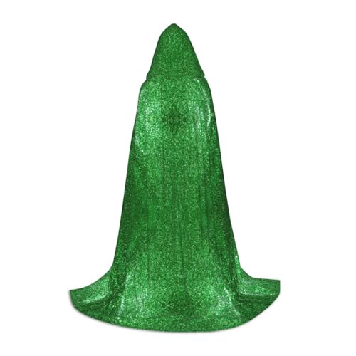 XULLZH Grüner Pailletten-Umhang mit funkelndem Druck, Halloween-Weihnachtsumhang, Kostüm, für Damen und Herren, Erwachsene, Maskerade XULLZH Grüner Pailletten-Umhang mit funkelndem Druck, Halloween-Weihnachtsumhang, Kostüm, für Damen und Herren, Erwachsene, Maskerade von XULLZH