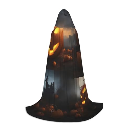 XULLZH Halloween-Kürbis-Druck, Kapuzenumhang, Halloween-Weihnachtsumhang, Kostüm, Damen, Herren, Erwachsene, Maskerade XULLZH Halloween-Kürbis-Druck, Kapuzenumhang, Halloween-Weihnachtsumhang, Kostüm, Damen, Herren, Erwachsene, Maskerade von XULLZH