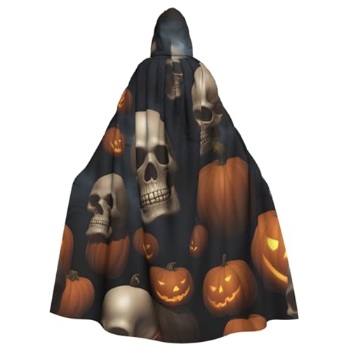 XULLZH Halloween-Totenkopf-Aufdruck, Erwachsenen-Umhang, langer Umhang, Kapuzenpullover, Weihnachten, Halloween-Kostüme, Party, Thema, Rollenspiel XULLZH Halloween-Totenkopf-Aufdruck, Erwachsenen-Umhang, langer Umhang, Kapuzenpullover, Weihnachten, Halloween-Kostüme, Party, Thema, Rollenspiel von XULLZH