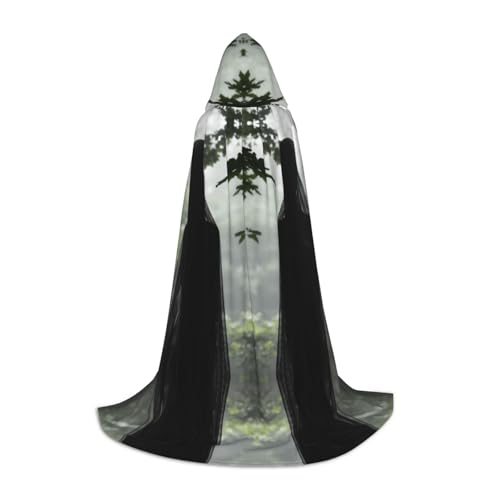 XULLZH Halloween-Umhang mit Kapuze und Nebelnacht-Druck, Halloween-Weihnachtsumhang, Kostüm, Damen, Herren, Erwachsene, Maskerade XULLZH Halloween-Umhang mit Kapuze und Nebelnacht-Druck, Halloween-Weihnachtsumhang, Kostüm, Damen, Herren, Erwachsene, Maskerade von XULLZH