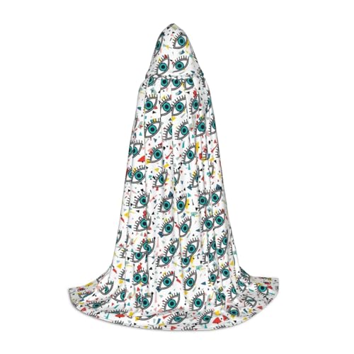 XULLZH Kapuzenumhang mit Augenaufdruck, Halloween, Weihnachten, Kostüm, Damen, Herren, Erwachsene, Maskerade XULLZH Kapuzenumhang mit Augenaufdruck, Halloween, Weihnachten, Kostüm, Damen, Herren, Erwachsene, Maskerade von XULLZH