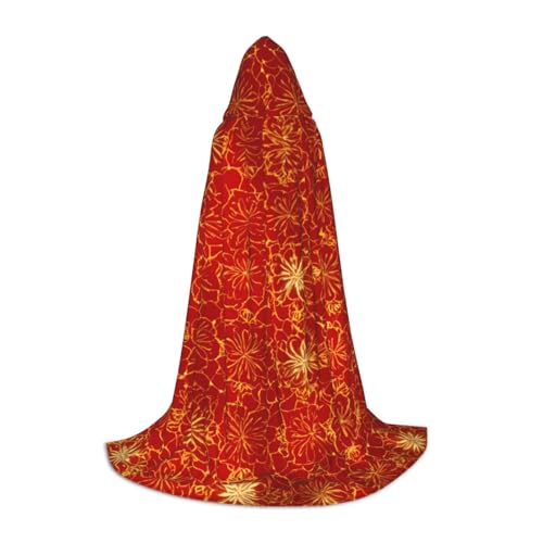 XULLZH Kapuzenumhang mit Blumendruck, Halloween, Weihnachten, Kostüm, Damen, Herren, Erwachsene, Maskerade XULLZH Kapuzenumhang mit Blumendruck, Halloween, Weihnachten, Kostüm, Damen, Herren, Erwachsene, Maskerade von XULLZH