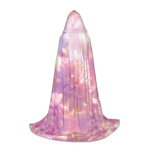 XULLZH Kapuzenumhang mit Blumendruck, Halloween, Weihnachten, Kostüm, für Damen und Herren, Erwachsene, Maskerade XULLZH Kapuzenumhang mit Blumendruck, Halloween, Weihnachten, Kostüm, für Damen und Herren, Erwachsene, Maskerade von XULLZH