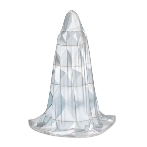 XULLZH Kapuzenumhang mit Dreiecksmuster, Halloween, Weihnachten, Kostüm, Damen, Herren, Erwachsene, Maskerade XULLZH Kapuzenumhang mit Dreiecksmuster, Halloween, Weihnachten, Kostüm, Damen, Herren, Erwachsene, Maskerade von XULLZH