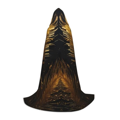 XULLZH Kapuzenumhang mit Federaufdruck, Halloween, Weihnachten, Kostüm, Damen, Herren, Erwachsene, Maskerade XULLZH Kapuzenumhang mit Federaufdruck, Halloween, Weihnachten, Kostüm, Damen, Herren, Erwachsene, Maskerade von XULLZH