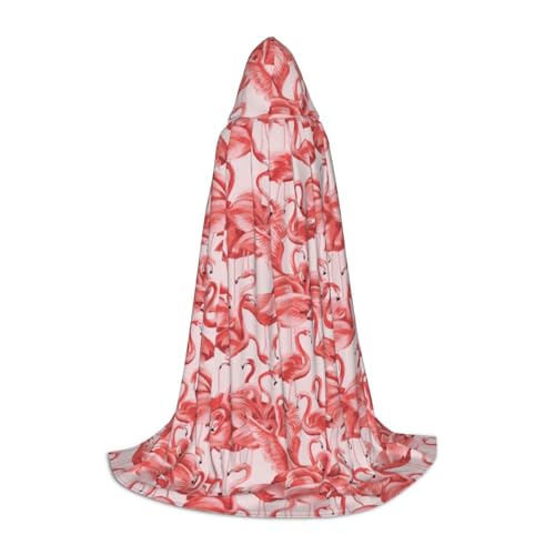 XULLZH Kapuzenumhang mit Flamingo-Druck, Halloween-Weihnachtsumhang, Kostüm, für Damen und Herren, Erwachsene, Maskerade XULLZH Kapuzenumhang mit Flamingo-Druck, Halloween-Weihnachtsumhang, Kostüm, für Damen und Herren, Erwachsene, Maskerade von XULLZH