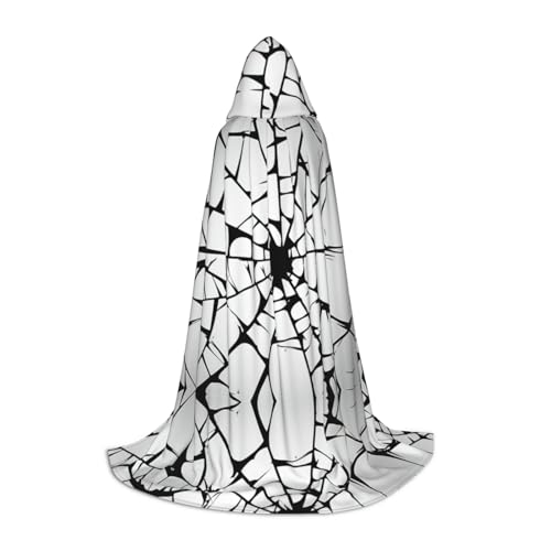 XULLZH Kapuzenumhang mit Skelettmuster, für Halloween, Weihnachten, Kostüm, Damen, Herren, Erwachsene, Maskerade XULLZH Kapuzenumhang mit Skelettmuster, für Halloween, Weihnachten, Kostüm, Damen, Herren, Erwachsene, Maskerade von XULLZH