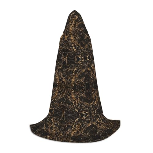 XULLZH Kapuzenumhang mit goldenem Marmor-Druck, Halloween, Weihnachten, Kostüm, für Damen und Herren, Erwachsene, Maskerade XULLZH Kapuzenumhang mit goldenem Marmor-Druck, Halloween, Weihnachten, Kostüm, für Damen und Herren, Erwachsene, Maskerade von XULLZH
