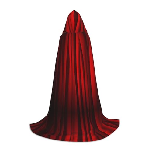 XULLZH Kapuzenumhang mit roten Streifen, Halloween, Weihnachten, Kostüm, Damen, Herren, Erwachsene, Maskerade XULLZH Kapuzenumhang mit roten Streifen, Halloween, Weihnachten, Kostüm, Damen, Herren, Erwachsene, Maskerade von XULLZH