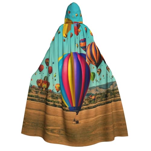 XULLZH Lavendel-Heißluftballon-Druck, Unisex, Kapuzenumhang für Erwachsene, Halloween, volle Länge, Umhang für Herren, Umhang mit Kapuze XULLZH Lavendel-Heißluftballon-Druck, Unisex, Kapuzenumhang für Erwachsene, Halloween, volle Länge, Umhang für Herren, Umhang mit Kapuze von XULLZH