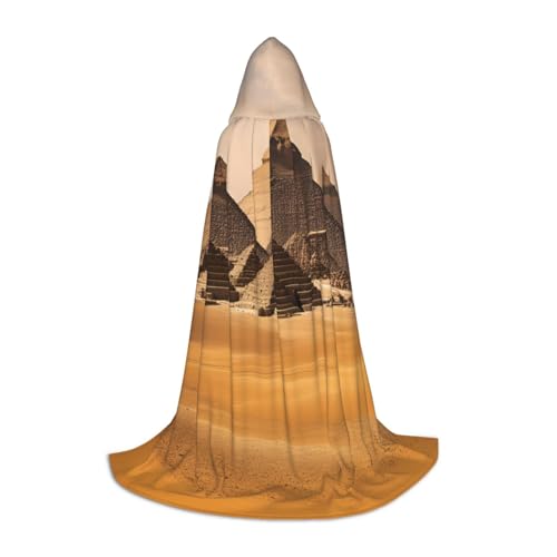 XULLZH Pyramids of Egypt Print Hooded Cape Halloween Christmas Cape Costume Women Men Adults Maskerade Dress Up XULLZH Pyramids of Egypt Print Hooded Cape Halloween Christmas Cape Costume Women Men Adults Maskerade Dress Up von XULLZH