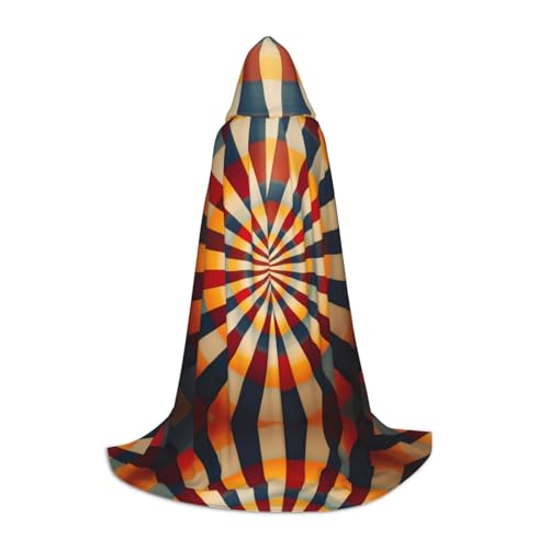 XULLZH Umhang mit Kapuze und farbigem Karomuster, für Halloween, Weihnachten, für Damen und Herren, Erwachsene XULLZH Umhang mit Kapuze und farbigem Karomuster, für Halloween, Weihnachten, für Damen und Herren, Erwachsene von XULLZH