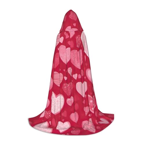 XULLZH Umhang mit Kapuze zum Valentinstag, für Halloween, Weihnachten, für Damen und Herren, Erwachsene, Maskerade XULLZH Umhang mit Kapuze zum Valentinstag, für Halloween, Weihnachten, für Damen und Herren, Erwachsene, Maskerade von XULLZH