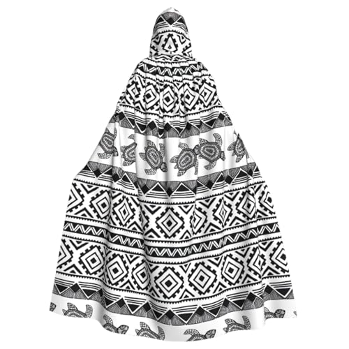 XULLZH Umhang mit ethnischer Schildkröte, gestreifter Druck, für Erwachsene, langer Umhang, Kapuzenpullover, Weihnachten, Halloween, Kostüme, Party, Thema, Rollenspiel XULLZH Umhang mit ethnischer Schildkröte, gestreifter Druck, für Erwachsene, langer Umhang, Kapuzenpullover, Weihnachten, Halloween, Kostüme, Party, Thema, Rollenspiel von XULLZH