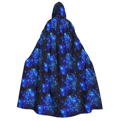 XULLZH Unisex Kapuzenumhang mit Galaxie-Stern-Druck, für Erwachsene, Halloween, volle Länge, Umhang mit Kapuze, Kostüm XULLZH Unisex Kapuzenumhang mit Galaxie-Stern-Druck, für Erwachsene, Halloween, volle Länge, Umhang mit Kapuze, Kostüm von XULLZH
