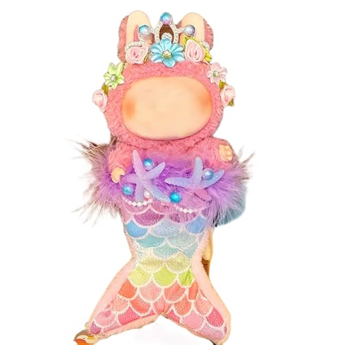 XUMIUZIY 17 cm Puppenkleidung, Sommer -Meerjungfrau -Kostüm Outfit, Stilvoll und Entzückend, Meerjungfrau Schwanzkleidung für 21 cm Puppenzubehör von XUMIUZIY