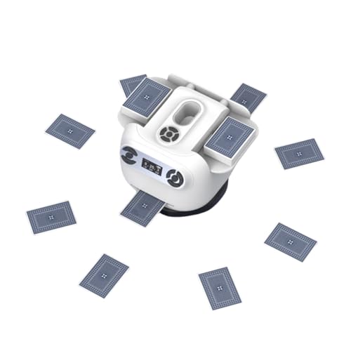 XUMIUZIY 2-in-1 Automatische Karten-Karten-Mischung und -Händler, 2025 Electric Shuffling und Dealing Machine in Einem, Unterstützt 8 Spieler und 360/180 ° Rotation XUMIUZIY 2-in-1 Automatische Karten-Karten-Mischung und -Händler, 2025 Electric Shuffling und Dealing Machine in Einem, Unterstützt 8 Spieler und 360/180 ° Rotation von XUMIUZIY