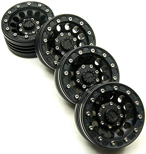 ZuoLan 4 Stück 1/10 RC Radfelge 1,9 Zoll Beadlock Felgenringe für 1:10 Crawler Truck D90 SCX10 CC01 ZuoLan 4 Stück 1/10 RC Radfelge 1,9 Zoll Beadlock Felgenringe für 1:10 Crawler Truck D90 SCX10 CC01 von ZuoLan